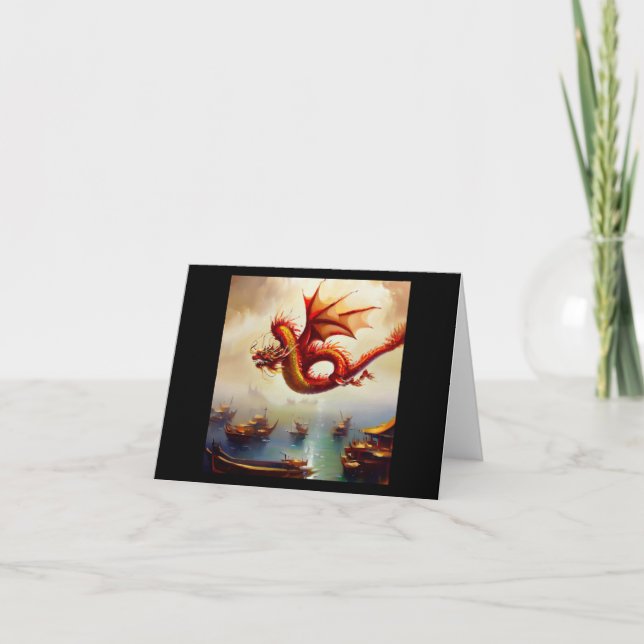 Chinesischer Drache (9) Karte (Vorderseite)