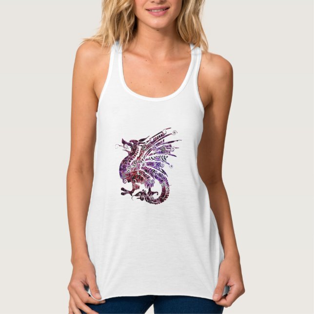 Chinesischer Drache Art Women's Shirt (Vorderseite)