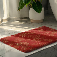 Chinesischer Drache aus Gold Tone und Rot