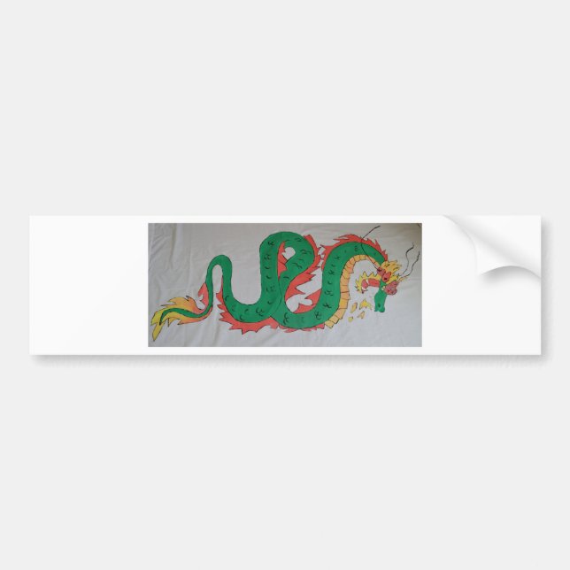 Chinesischer Drache Autoaufkleber (Vorne)