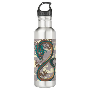 Chinesischer Drache Edelstahlflasche