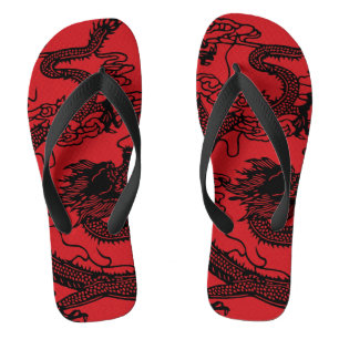 Chinesischer Drache Flip Flops