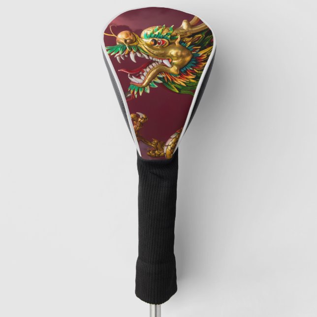 Chinesischer Drache Golf Headcover (Vorderseite)