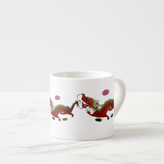 Chinesischer Drache II Espressotasse (Vorderseite Rechts)