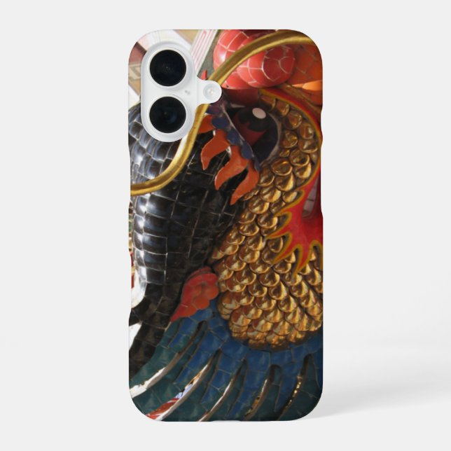 Chinesischer Drache iPhone 16 Hülle (Rückseite)
