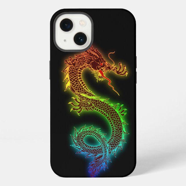 Chinesischer Drache iPhone Hülle (Rückseite)