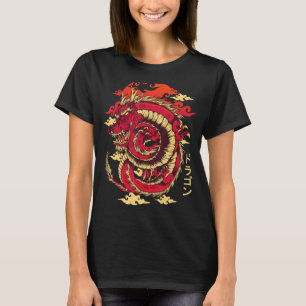 Chinesischer Drache Japanische Kunst Tokyo Dragon T-Shirt