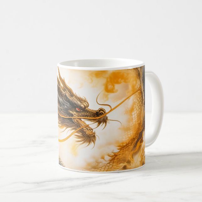 Chinesischer Drache Kaffeetasse (VorderseiteRechts)