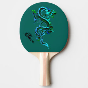 Chinesischer Drache-kundenspezifisches Klingeln Tischtennis Schläger