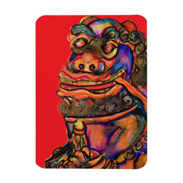 Chinesischer Drache Magnet (Vertikal)
