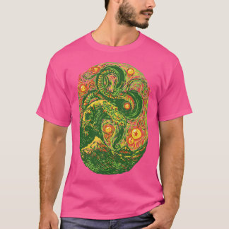 Chinesischer Drache Post Impressionist von Tobe Fo T-Shirt