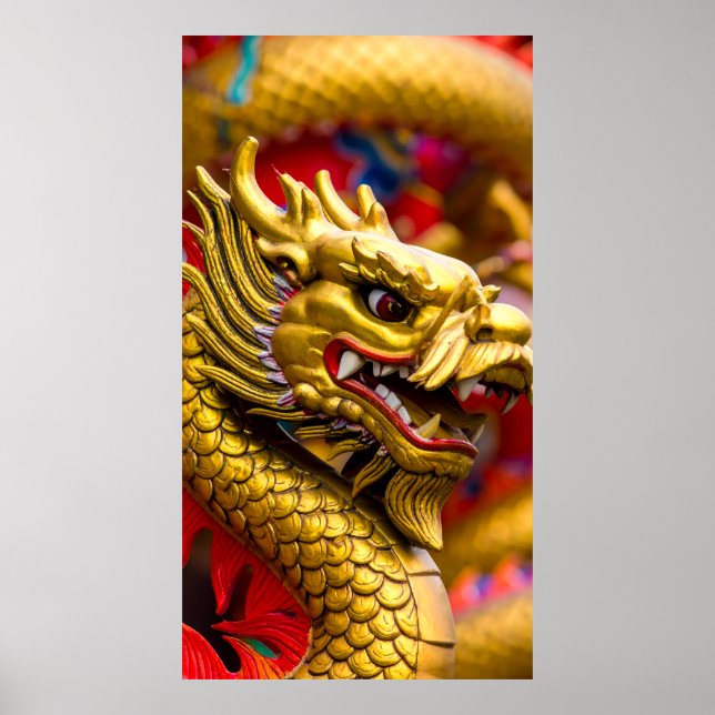Chinesischer Drache Poster (Vorne)