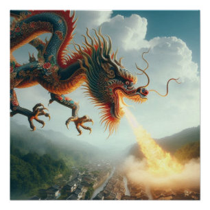 Chinesischer Drache Poster