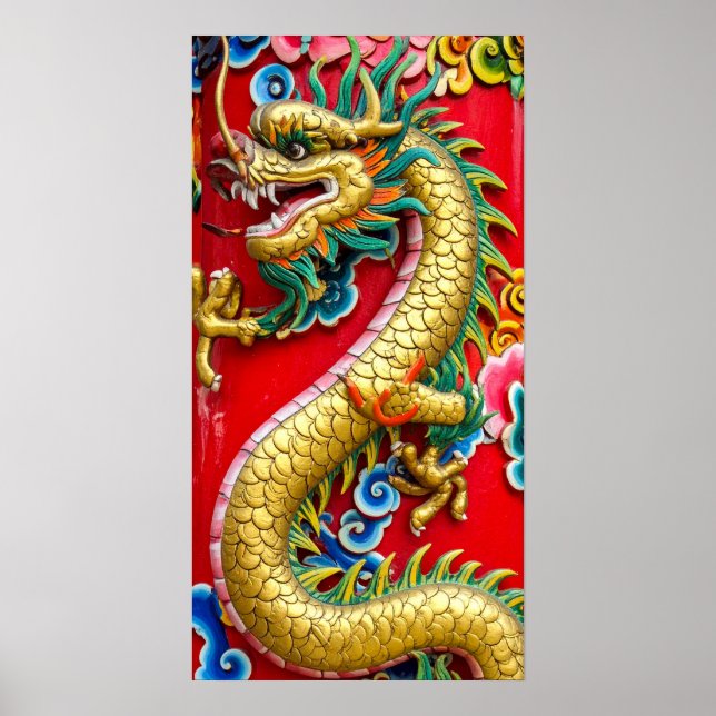 Chinesischer Drache Poster (Vorne)