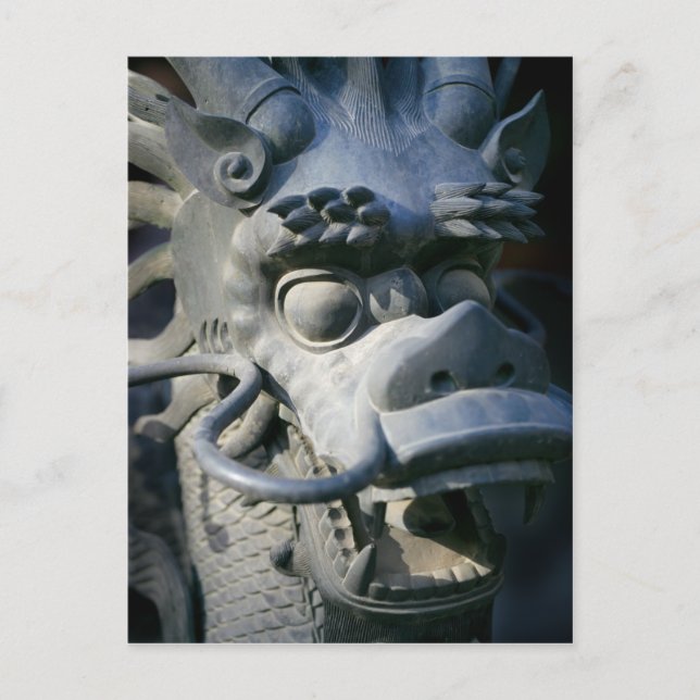 chinesischer Drache Postkarte (Vorderseite)