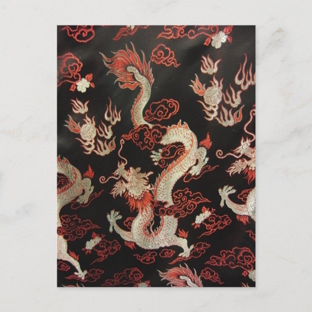 Chinesischer Drache Postkarte (Vorderseite)