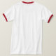 Chinesischer Drache-Rot-T - Shirt (Design Rückseite)