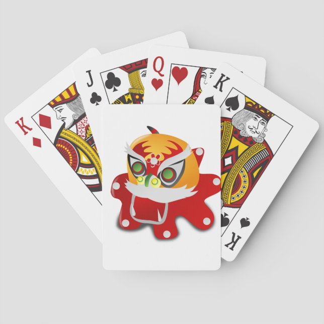 chinesischer Drache Spielkarten (Rückseite)