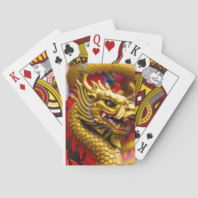 Chinesischer Drache Spielkarten (Rückseite)