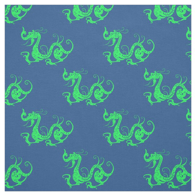 Chinesischer Drache Stoff (Muster)