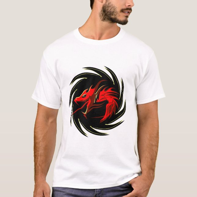 Chinesischer Drache T-Shirt (Vorderseite)