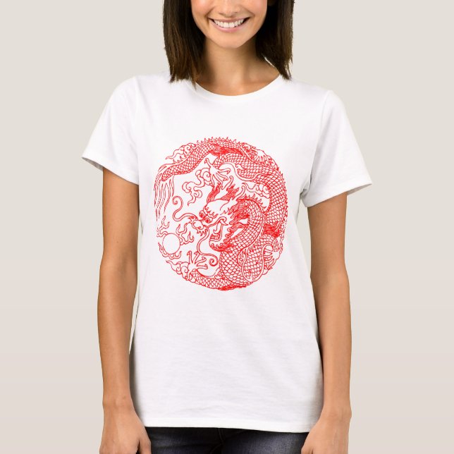 Chinesischer Drache T-Shirt (Vorderseite)