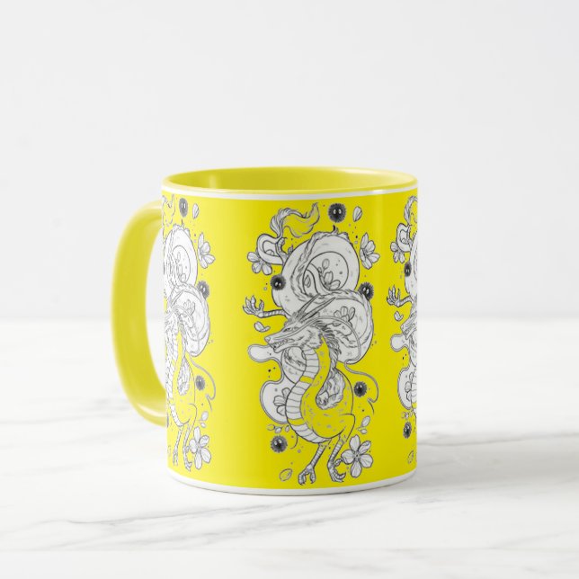 Chinesischer Drache Tasse (Vorderseite Links)