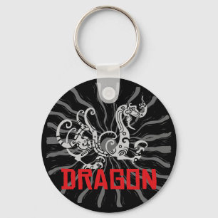 Chinesischer Drache Zodiac Dragon Schlüsselanhänger