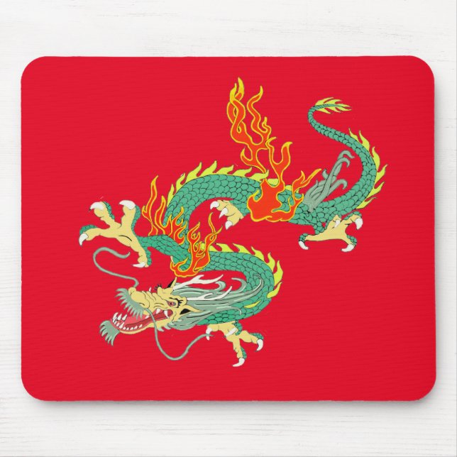 Chinesischer Drachenmäuse-Pad Mousepad (Vorne)
