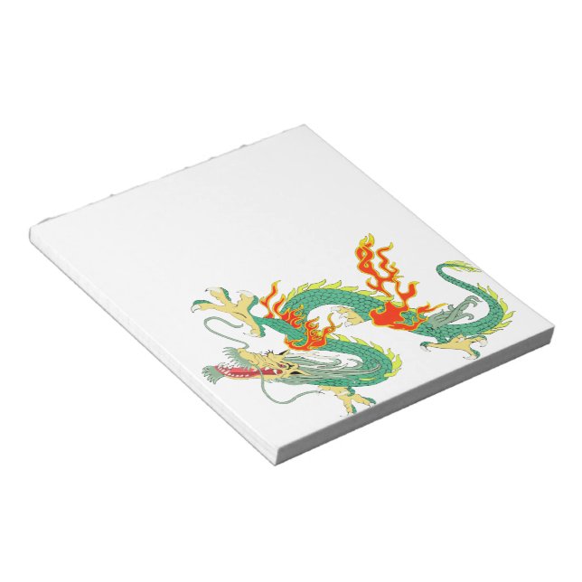 Chinesischer DrachenNotepad Notizblock (angewinkelt)