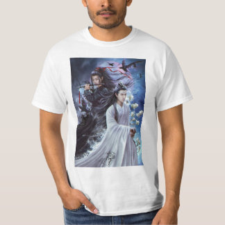 Chinesischer Drama-T - Shirt in Druckform - Stilvo