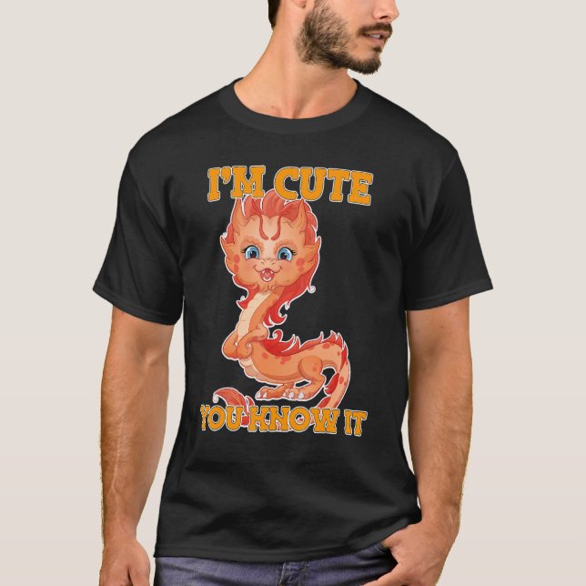 Chinesischer Feuerdrache T-Shirt (Vorderseite)