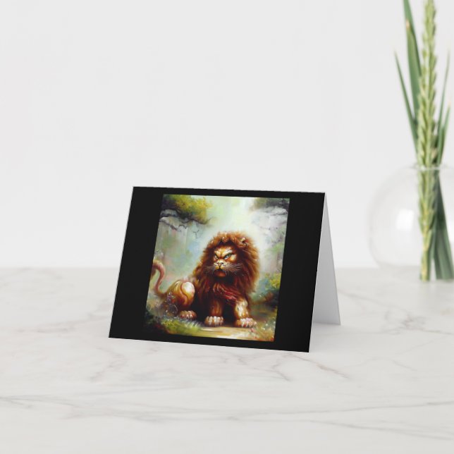 Chinesischer Foo Lion (15) Karte (Vorderseite)