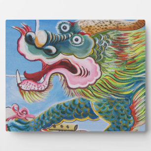 Chinesischer Foohund/Lion Guardian Mural Fotoplatte