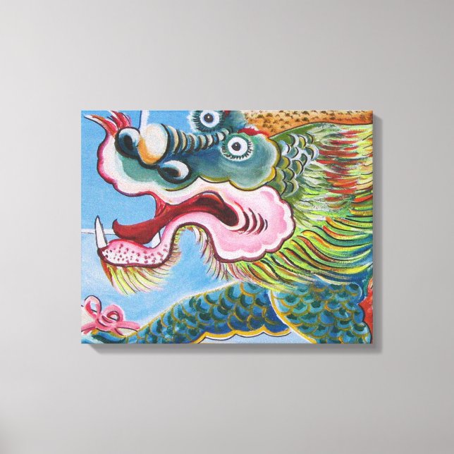 Chinesischer Foohund/Lion Guardian Mural Leinwanddruck (Vorderseite)