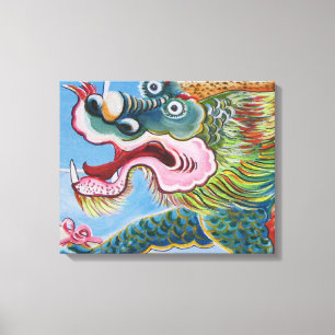 Chinesischer Foshund / Lion Guardian Mural Leinwanddruck