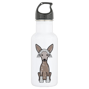Chinesischer HundeCartoon mit Haube Trinkflasche