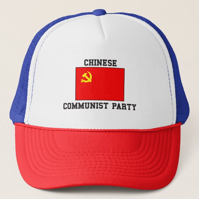 Chinesischer Kommunist-Party Truckerkappe (Vorderseite)