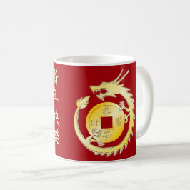 Chinesischer Monddrache 2024 Kaffeetasse
