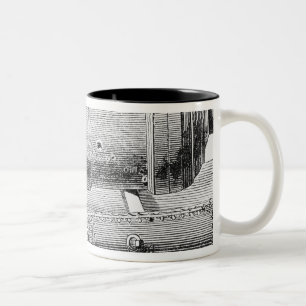 Chinesischer Monster-Mörser, 1845 Zweifarbige Tasse