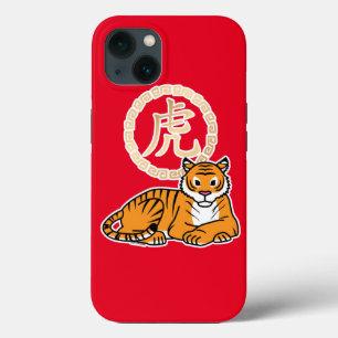 Chinesischer Montag Neujahr Tiger Zodiac Glück Case-Mate iPhone Hülle