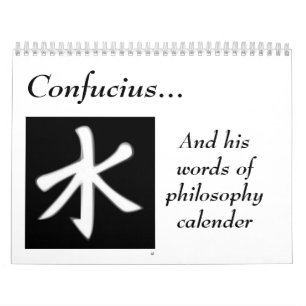 Chinesischer neues Jahr Konfuzianerkalender Kalender