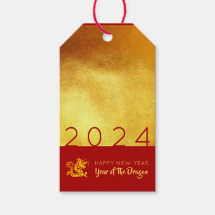 Chinesischer Neujahrdrache 2024 Red Gold GT Geschenkanhänger