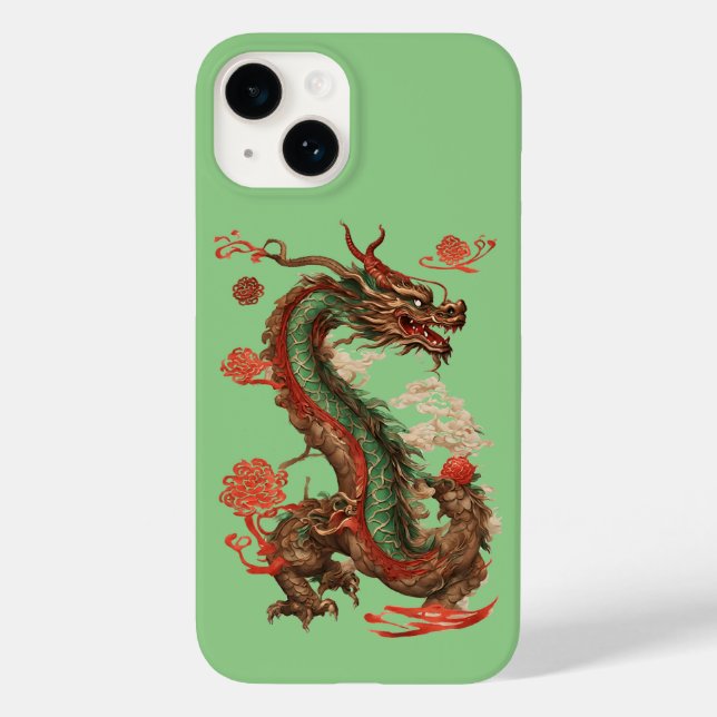 Chinesischer Neujahrsdrache 2024 Case-Mate iPhone 14 Hülle (Rückseite)