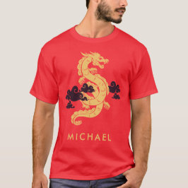 Chinesischer Neujahrsdrache 2024 Personalisiert T-Shirt