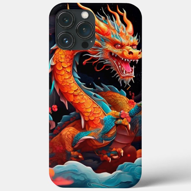 Chinesischer Neujahrsdrache Case-Mate iPhone Hülle (Rückseite)