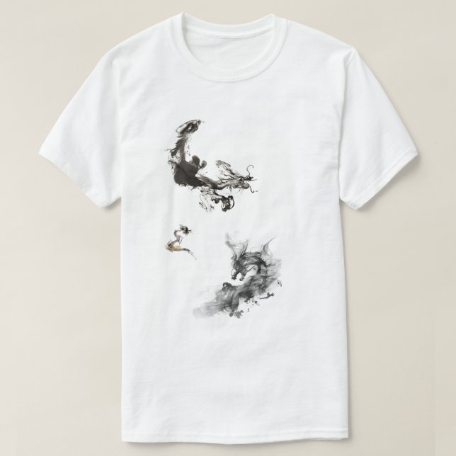 Chinesischer Neujahrsfest T - Shirt - Montag Festi (Design vorne)
