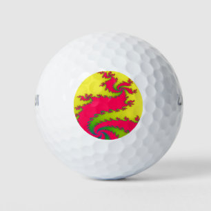 Chinesischer New Year Dragon Fraktal Golf Ball