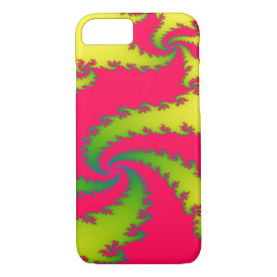 Chinesischer New Year Dragon Fraktal iPhone Case