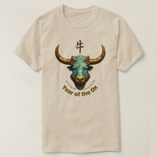 Chinesischer "Ox"-T - Shirt (Design vorne)